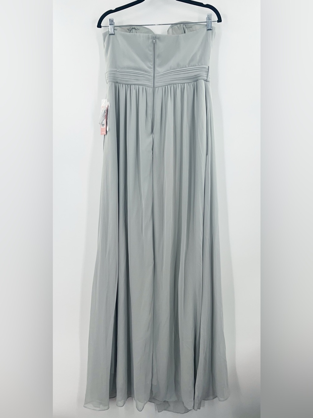 Birdy Grey NWT Grace Covertible Dress in Chiffon Dove Gray size Large - Picture 4 of 15
